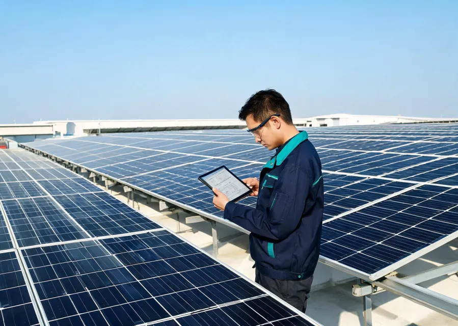 Solar PV module review for a commercial project