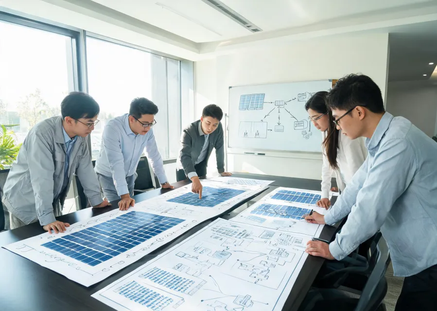 Solar project technical review